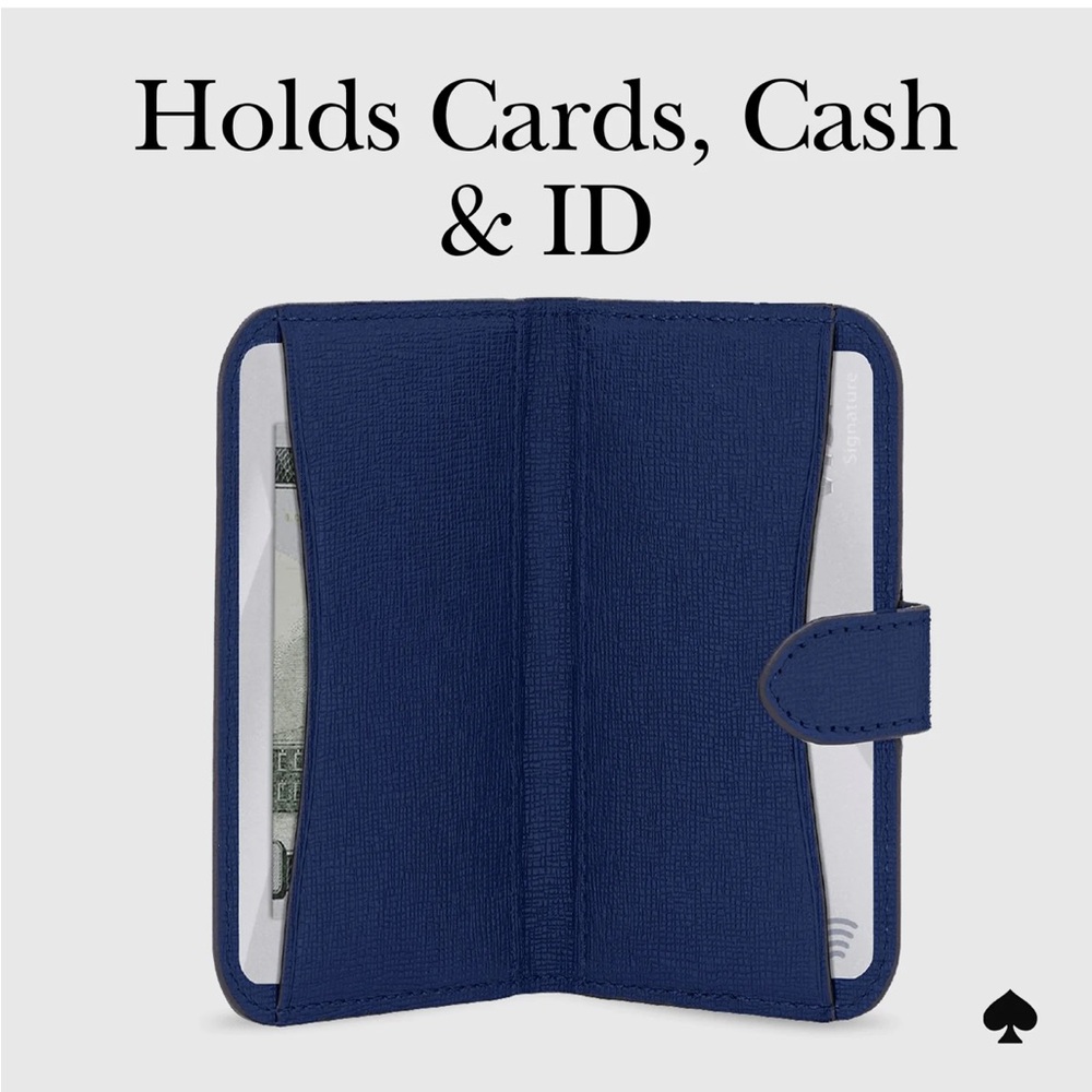 New in box kate spade new york
Navy Morgan MagSafe
Wallet - Picture 2 of 6